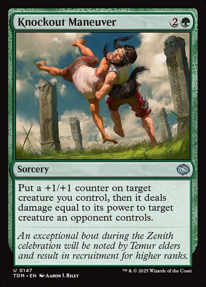 Knockout Maneuver – Tarkir: Dragonstorm #147 (Foil) – Near Mint