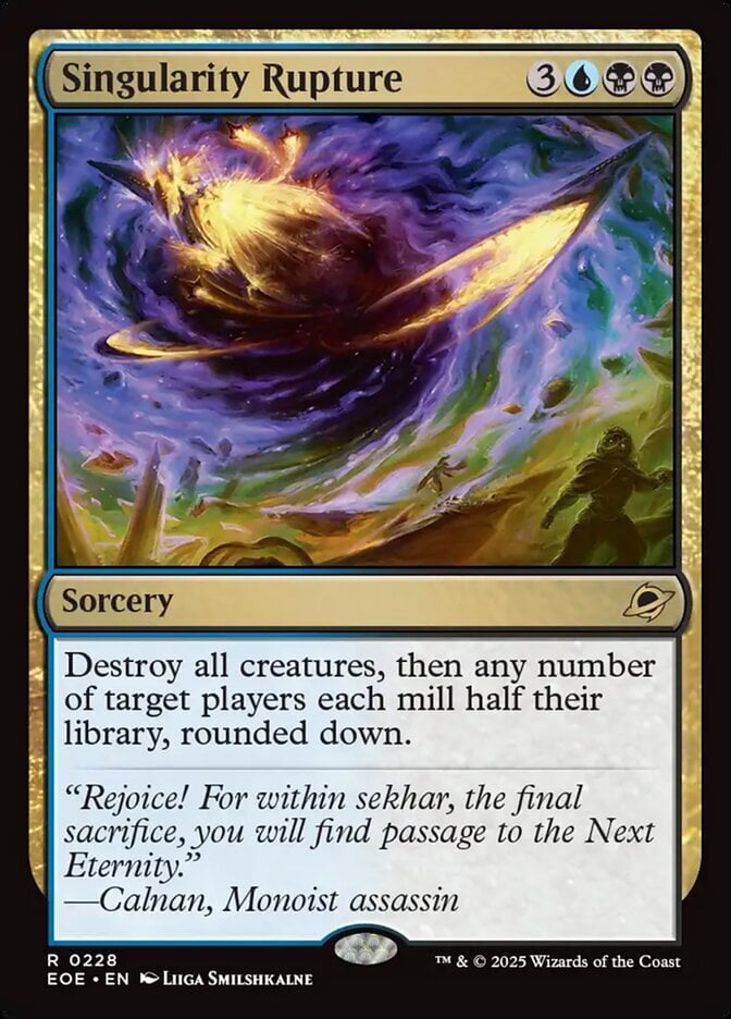 Singularity Rupture – Edge of Eternities #228  – Near Mint
