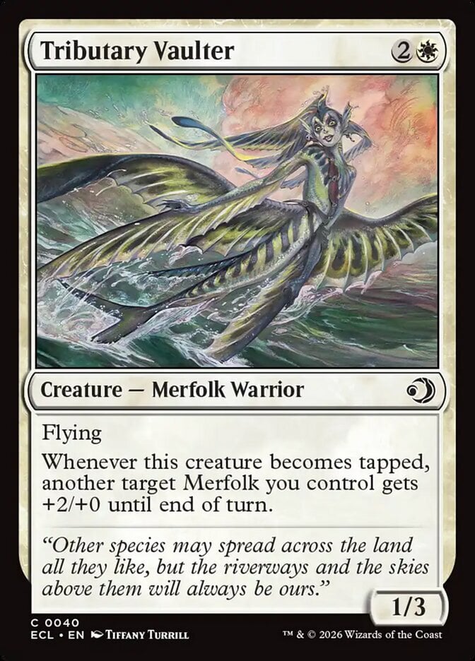 Tributary Vaulter – Lorwyn Eclipsed #40 (Foil) – Near Mint