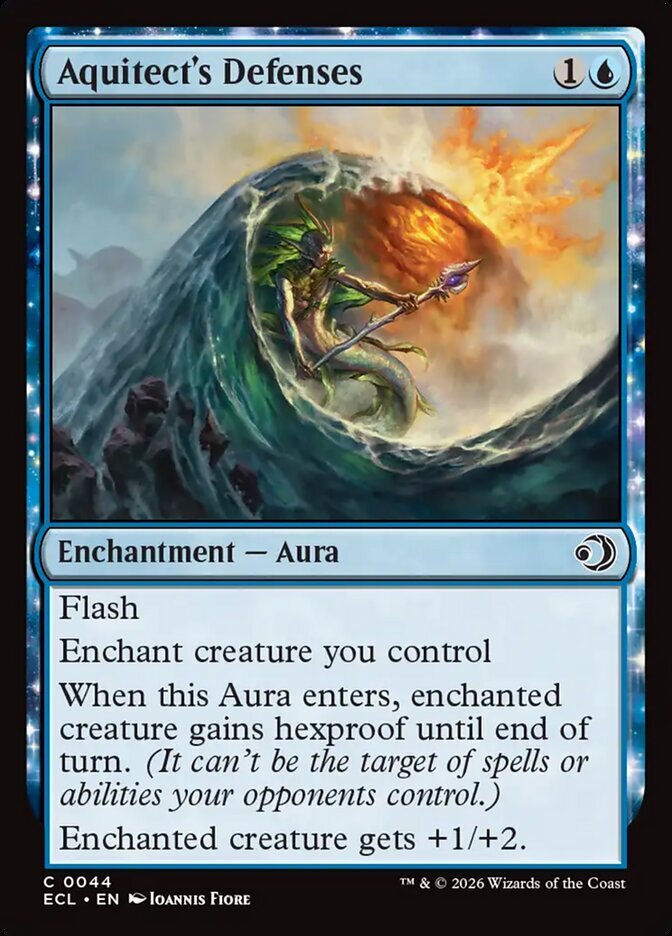 Aquitect’s Defenses – Lorwyn Eclipsed #44 (Foil) – Near Mint