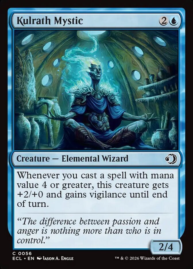 Kulrath Mystic – Lorwyn Eclipsed #56 (Foil) – Near Mint