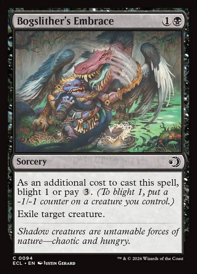 Bogslither’s Embrace – Lorwyn Eclipsed #94 (Foil) – Near Mint