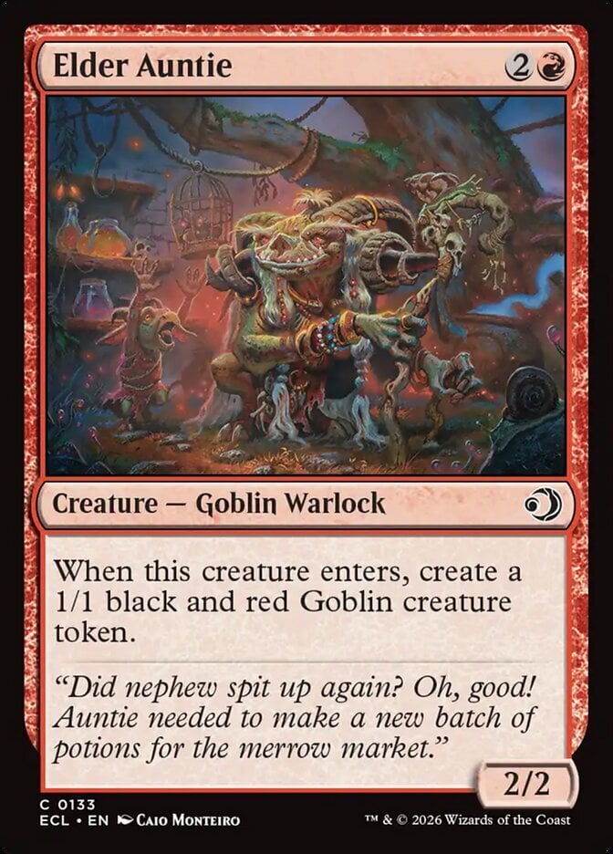 Elder Auntie – Lorwyn Eclipsed #133 (Foil) – Near Mint
