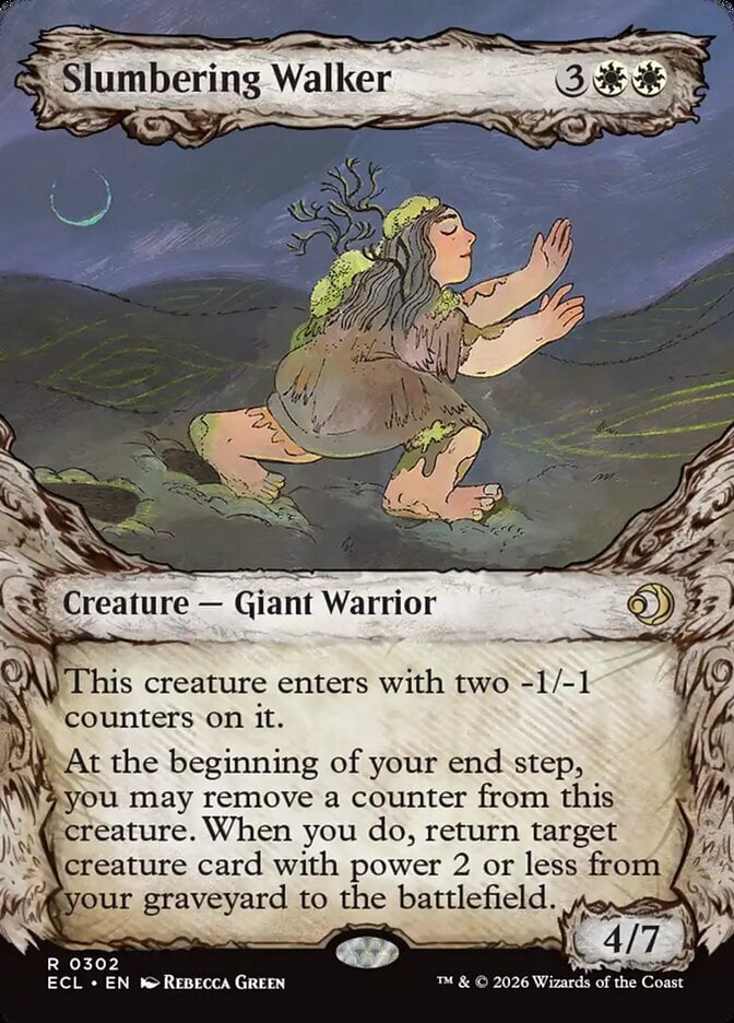 Slumbering Walker – Lorwyn Eclipsed #302 (Foil) – Near Mint