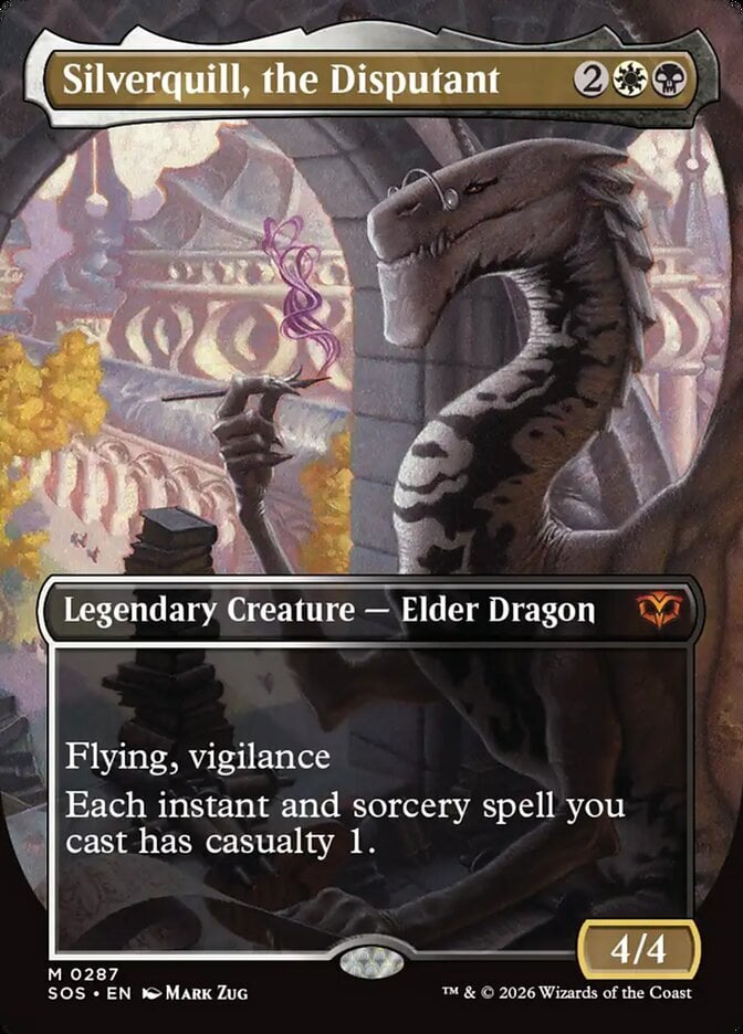 Silverquill, the Disputant – Secrets of Strixhaven #287 (Foil) – Near Mint