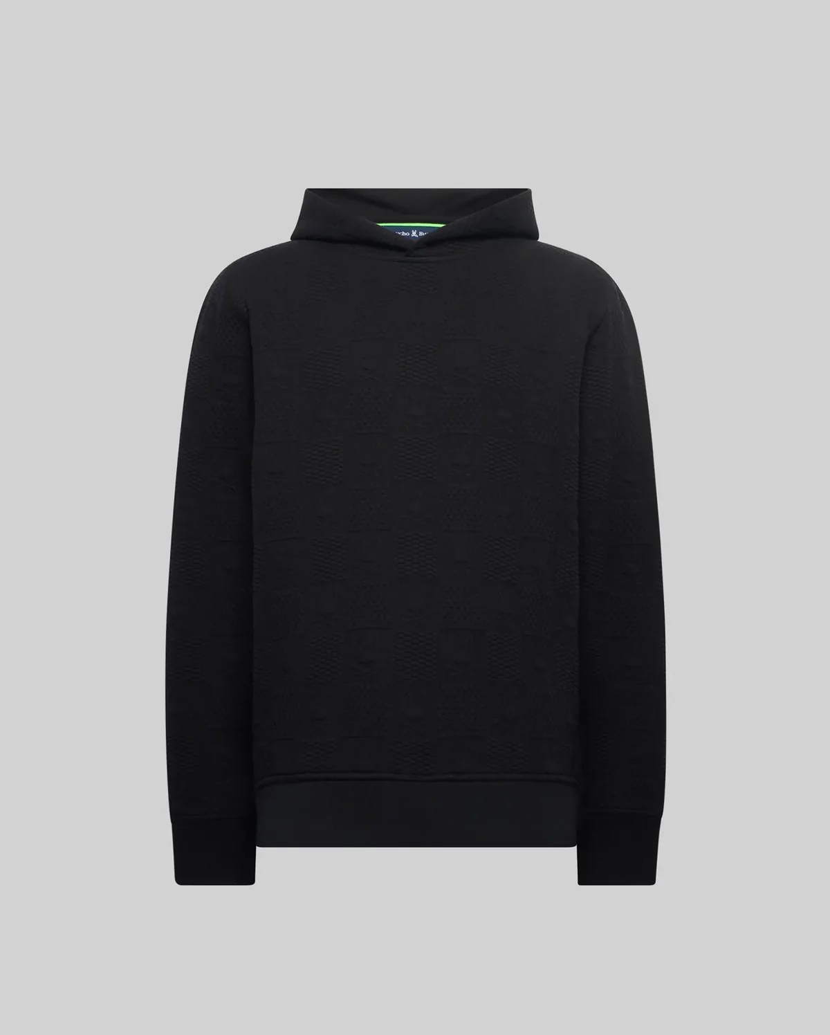 Dustin Jacquard Hoodie – Black