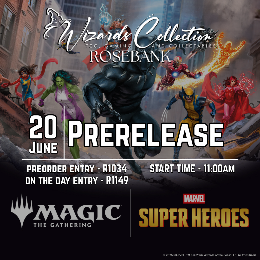 Magic: The Gathering Marvel Super Heroes Prerelease Event - Saturday 20 June 2026