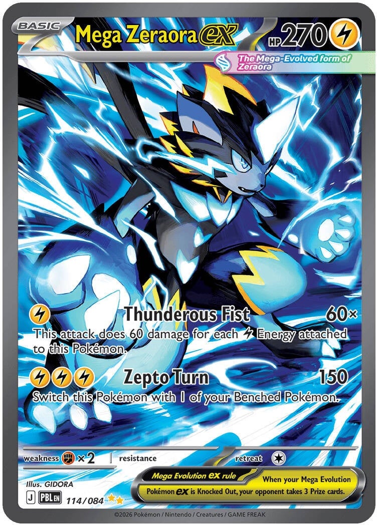 Mega Zeraora ex – 114/084
