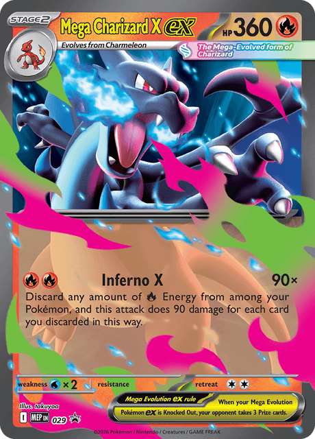 Mega Charizard X ex – 029 