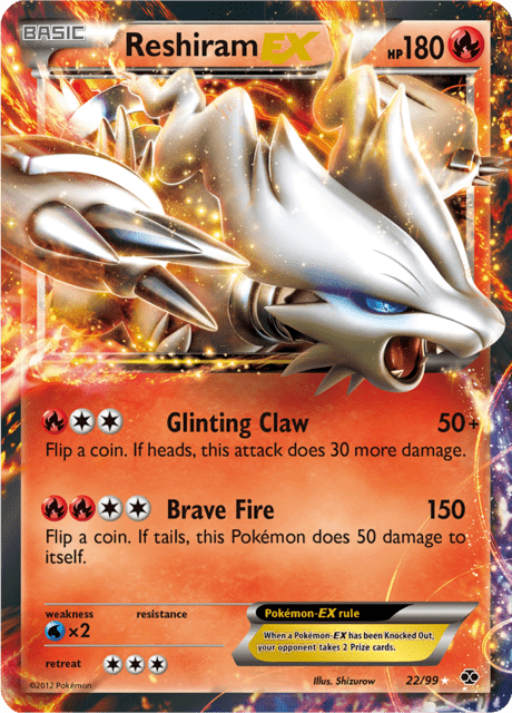 Reshiram EX  22/99