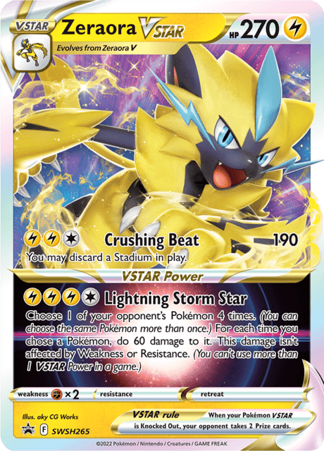 Zeraora VSTAR – SWSH265