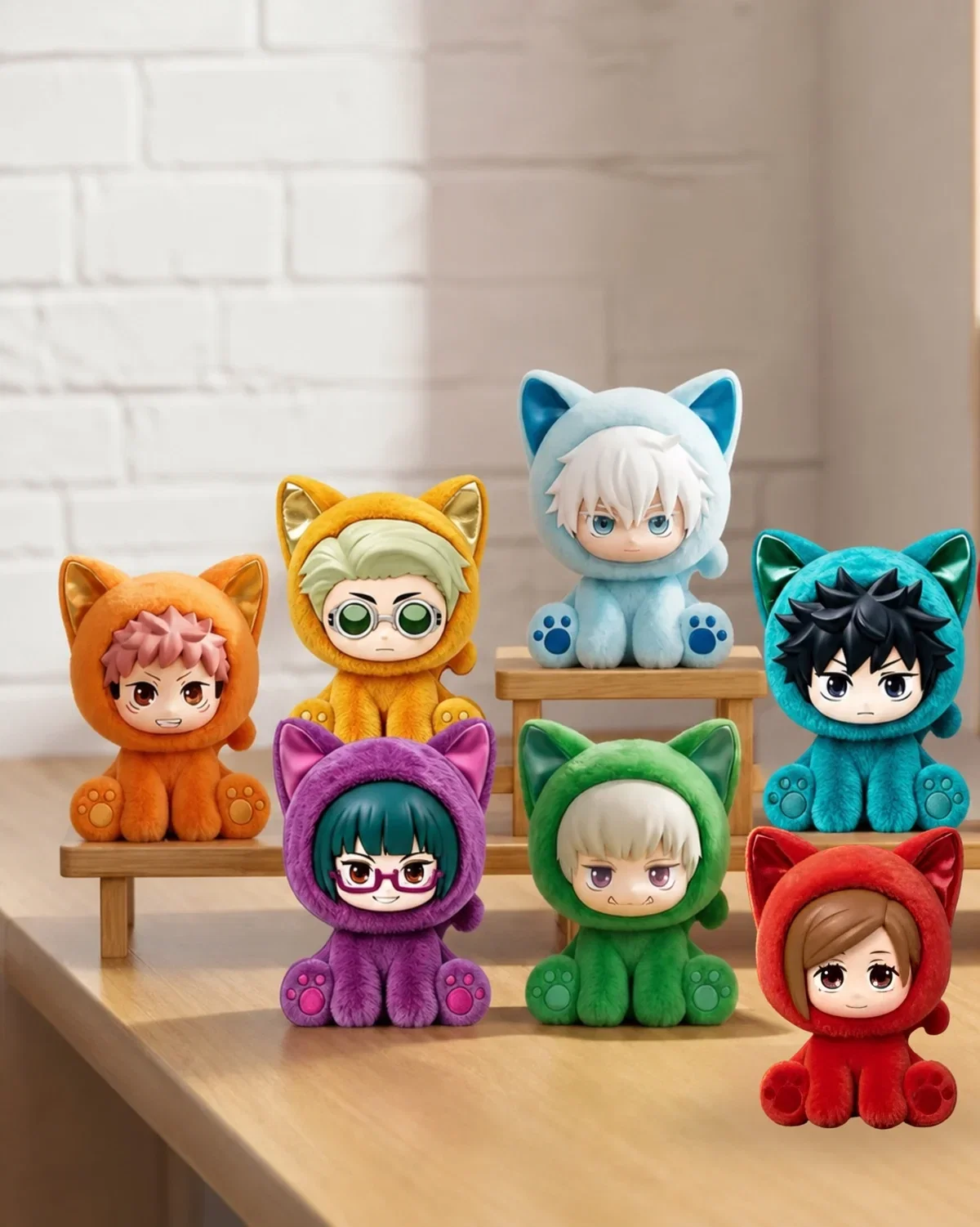 Jujutsu Kaisen Cat Ear Sitting V2 Plushie Blind Box