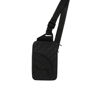RAISED CHECK HARD SHELL SLING